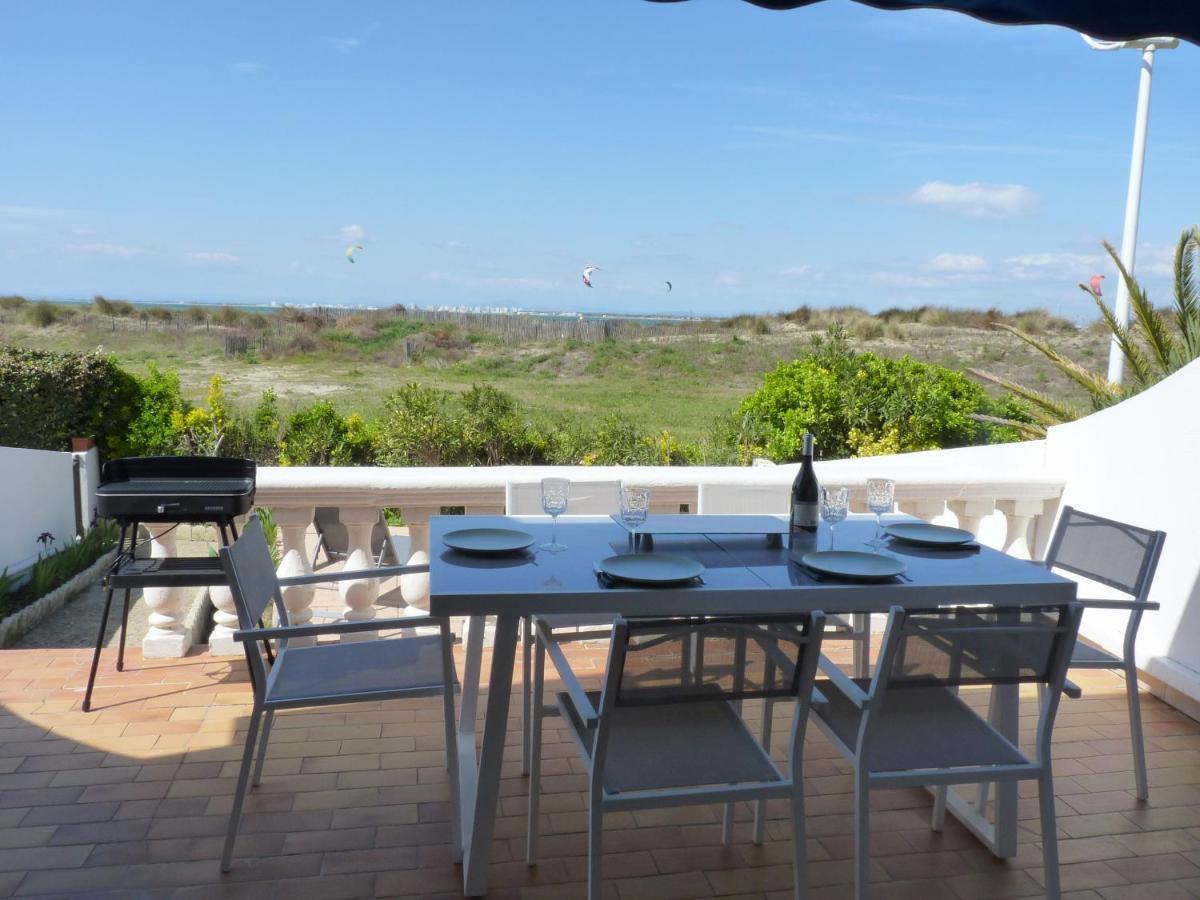 Sol-Y-Days Flamant, Superbe Appartement En Rez De Jardin Avec Grande Terrasse Et Jardinet, Face A La Mer Le Grau-du-Roi Eksteriør billede